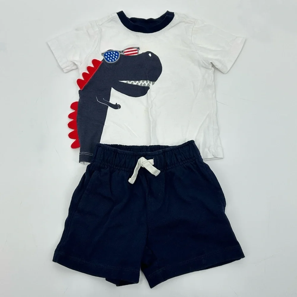 Old Navy and Gymboree Patriotic Baby Outfit Set Size 6-12 Months